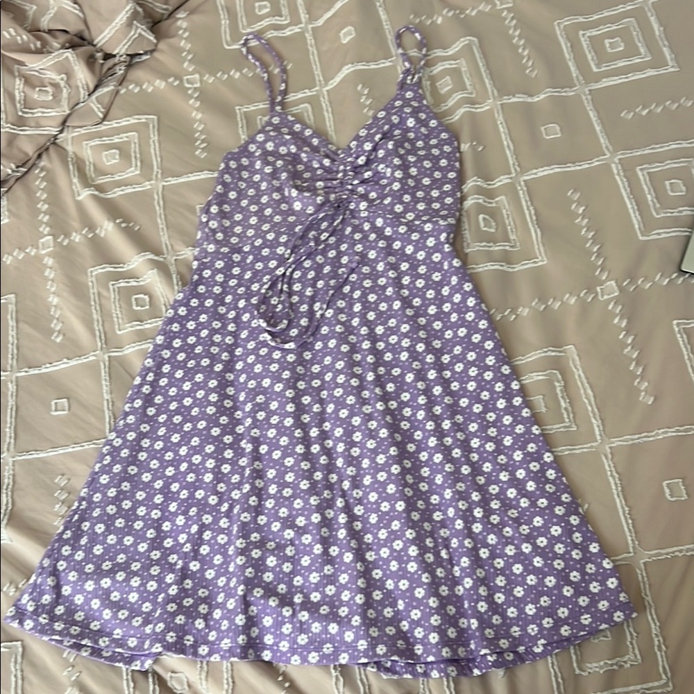 Altar'd State Lavender Floral Dress